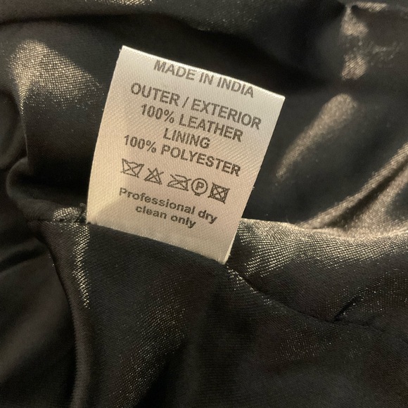 For Joseph Black Leather Vest - Picture 11 of 11